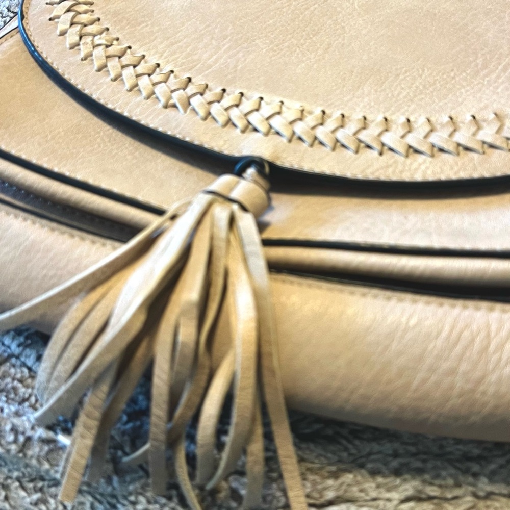Beige Tassel Women's Bag